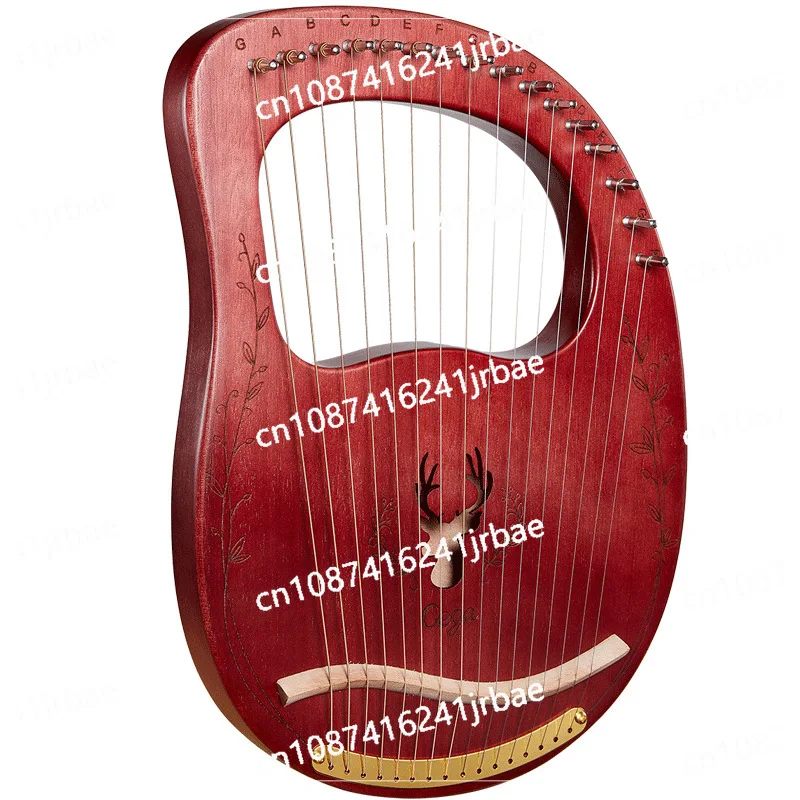 Lyre Harp 16/19 Strings Lyre Piano Wooden Mahogany  Musical Instrument 16-string Lyre Piano