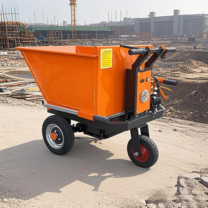 Electric Wheelbarrow Motor Kit Dumper Easy Use Self-Unloading Tricycle Cargo Cart Trolley
