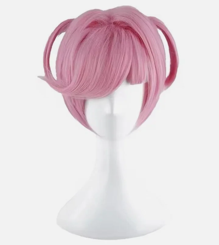 Игра DDLC Doki Doki Литературный клуб Нацуки Парики Розовые короткие волосы Аниме Парик