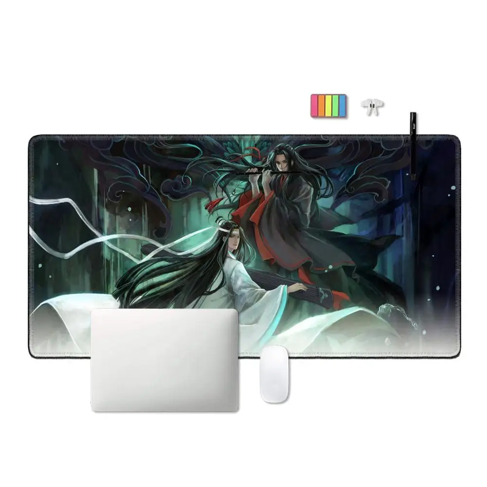 وسادة ماوس لطيفة Mo Dao Zu ، بساط ألعاب ، ملحقات ألعاب ، حصيرة مكتب ، حصيرة مكتب ، وسادة ماوس ، سجادة مكتب ، XL ، ×