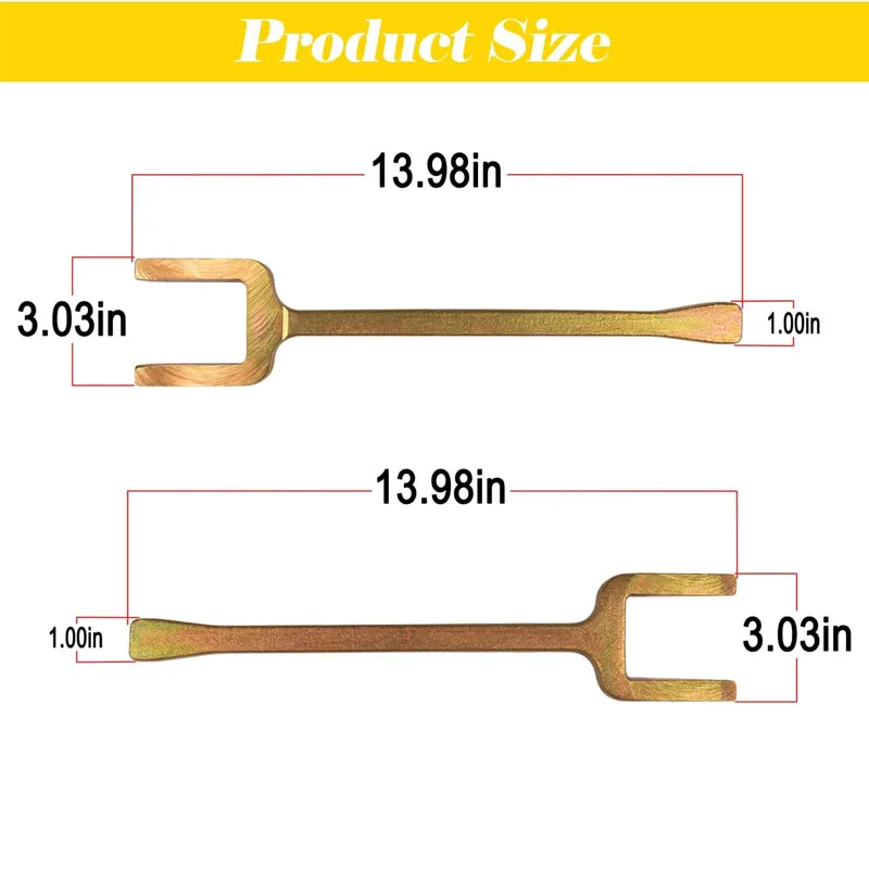 Inner CV Axle Removal Tool Set - 12020 Axle Popper Kit - for Use on Front Wheel Drive Vehicles-Fix Damaged CV Joints (2 Pcs)