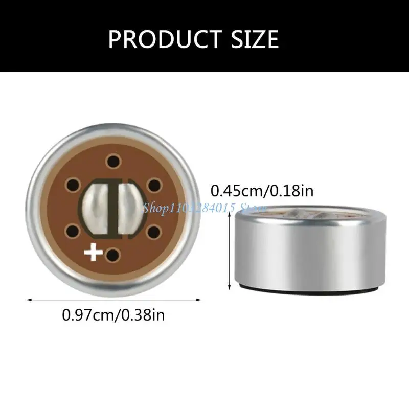 R6FF Antiinference Capacitive Mic Cores Pickup microfono condensatore Eletlet per Studio Studio Accessorio