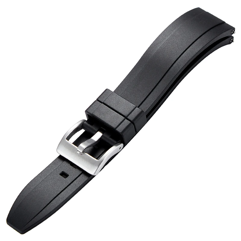 Correa de silicona para reloj Samsung Galaxy, pulsera deportiva suave de 18mm, 20mm, 22mm, 24mm, 46mm, Gear S3, Seiko, IWC