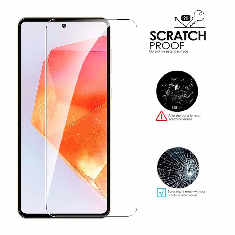 Чехол 2 в 1 из закаленного стекла для Samsung Galaxy C55 5G, защитные пленки для экрана Samsung C55 C 55 55C 6,7 '', защитные пленки для объектива камеры