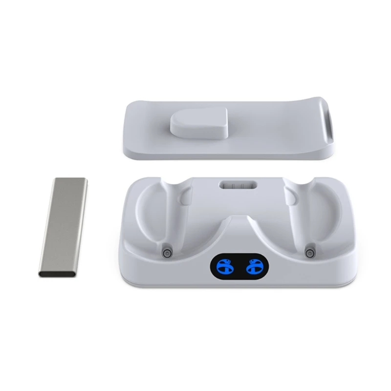 Entrega rápidamultifuncional estação de carregamento doca de carregamento de realidade virtual expositores para ps vr2 fone de ouvido expositor montagem