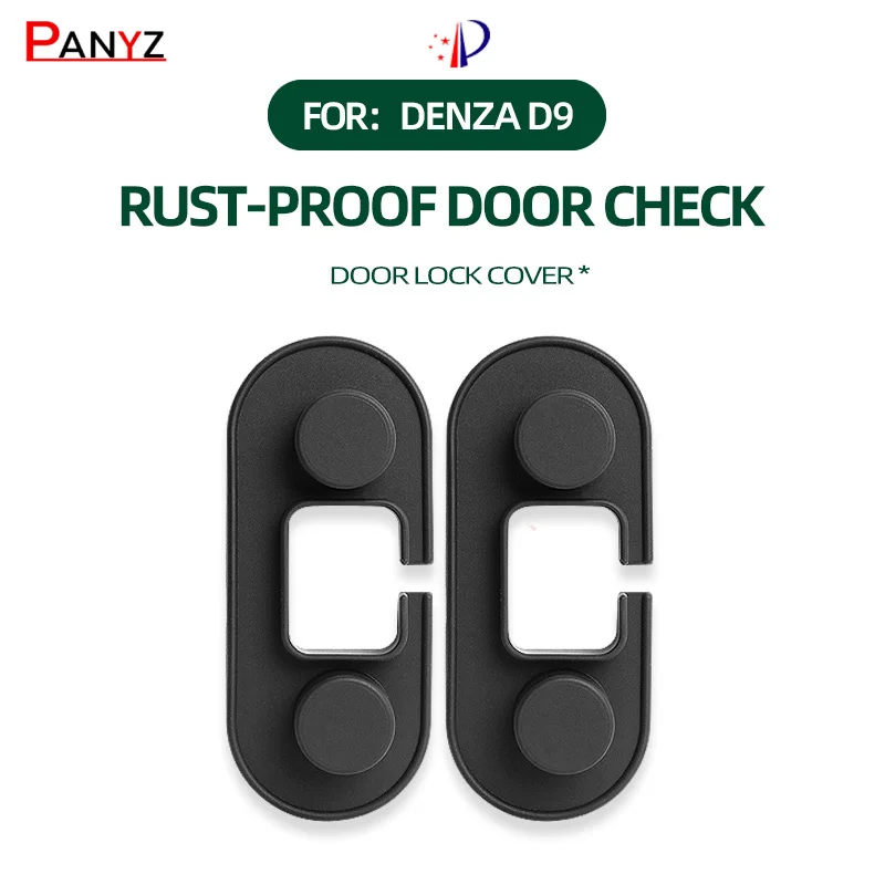 

For DENZA D9 Door Limiter ABS Protection Cover Door Lock Buckle Cover Modification Model Silicone Door Arrester Pads Accessories
