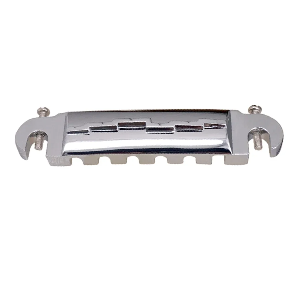 

Guitar Bridge Tailpiece With Studs Guitar Compensated Ridge Wraparound Combination Bridge Tailpiece For Epi LP Instrument Parts