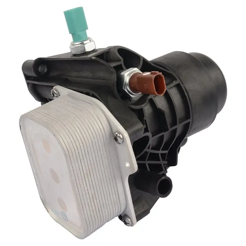 

Oil Filter Housing Transmission Oil Cooler 03N117021 03N115389A For A3 2012-2016 VW Passat Golf 7 Jetta 2014-2016