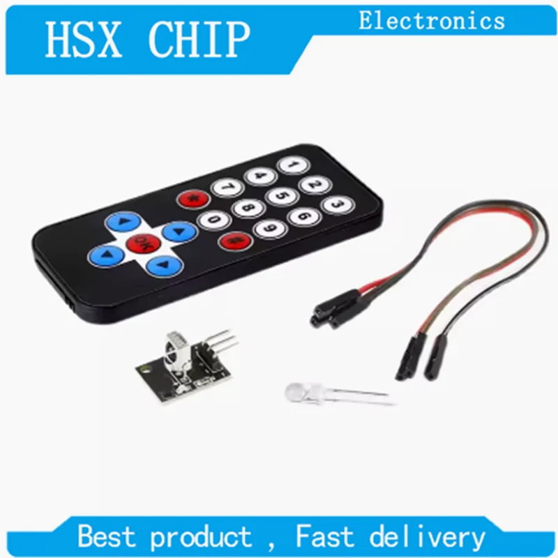 Infrared IR Wireless Remote Control Module Kits DIY HX1838 For Arduino