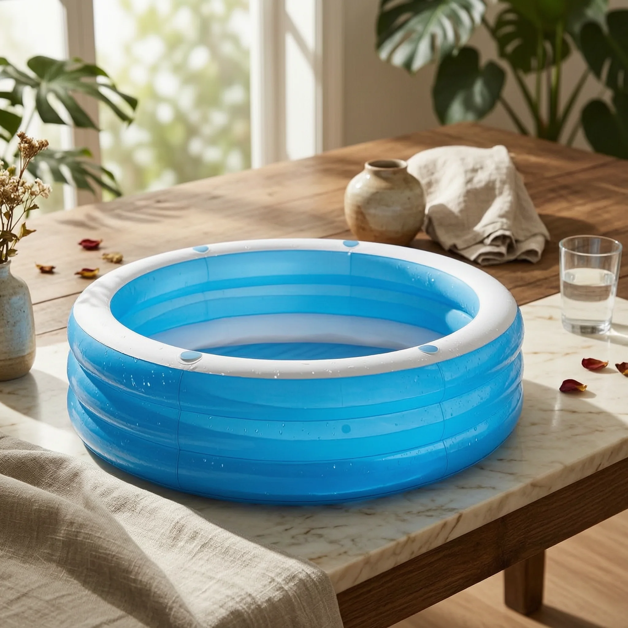 inflatable-pool-with-backrest-translucent-wall-round-pool-with-seats-yard-play-item-590-l-capacity-leak-resistant