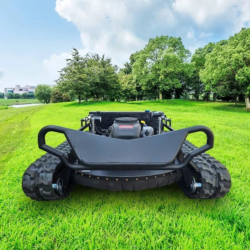 High Power Multi-Function Crawler Mower Park and Forestry Greening Pruning Farm Weeding Robot Remote Control Lawn Mower Custom