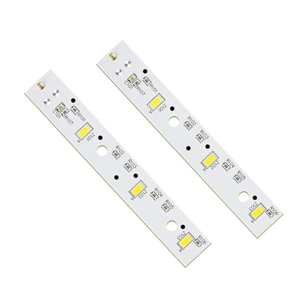 WR55X26671 LED Light Panel 2 Pack for GE Refrigerator Interior Lighting Direct Replacement for PS11767930 and Equivalent