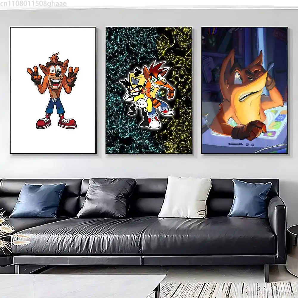 Naughty About Time Crash Classic Poster Wall art print art suitable for living room bedroom bar parlor home decoration gift