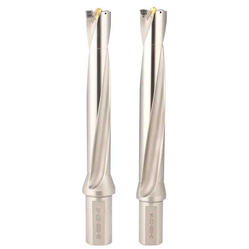 Left-handed deep hole drilling extended rod centering fast drilling side fixed shank numerical control lathe 5 6 7 8 10 times