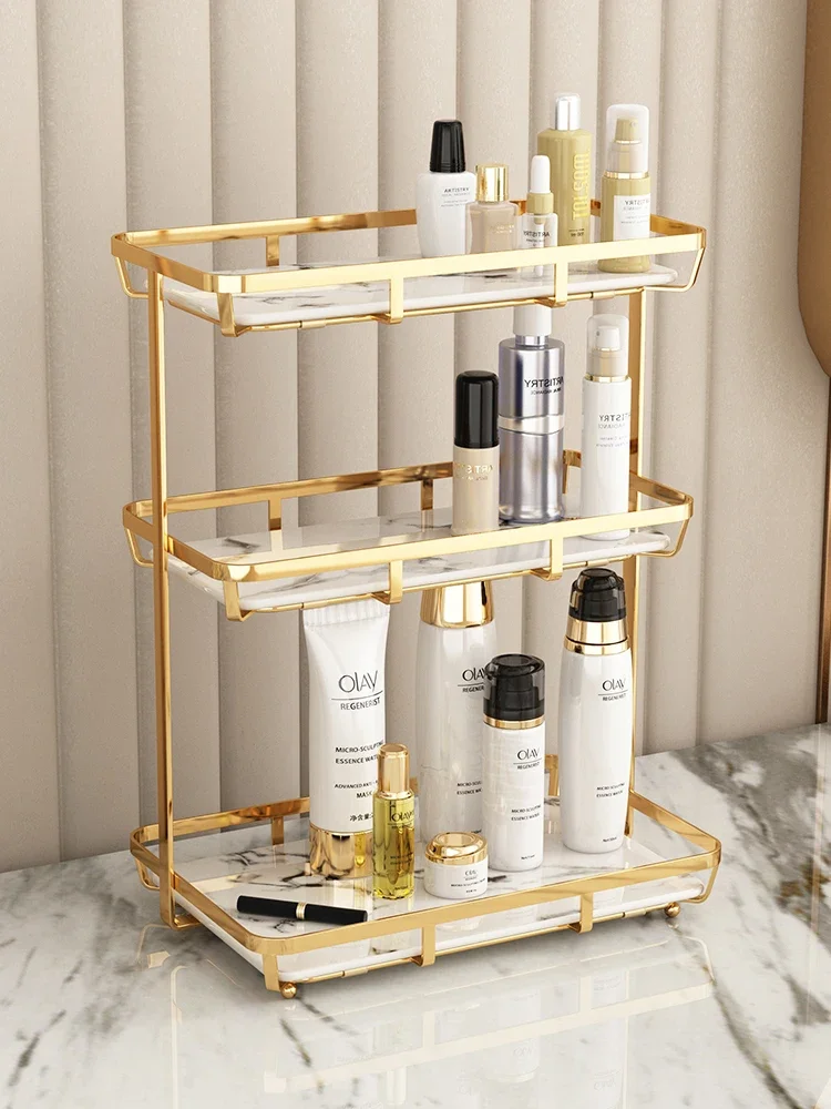 

Internet celebrity cosmetics shelf skin care product shelf perfume storage box desktop multi-layer dresser table storage rack