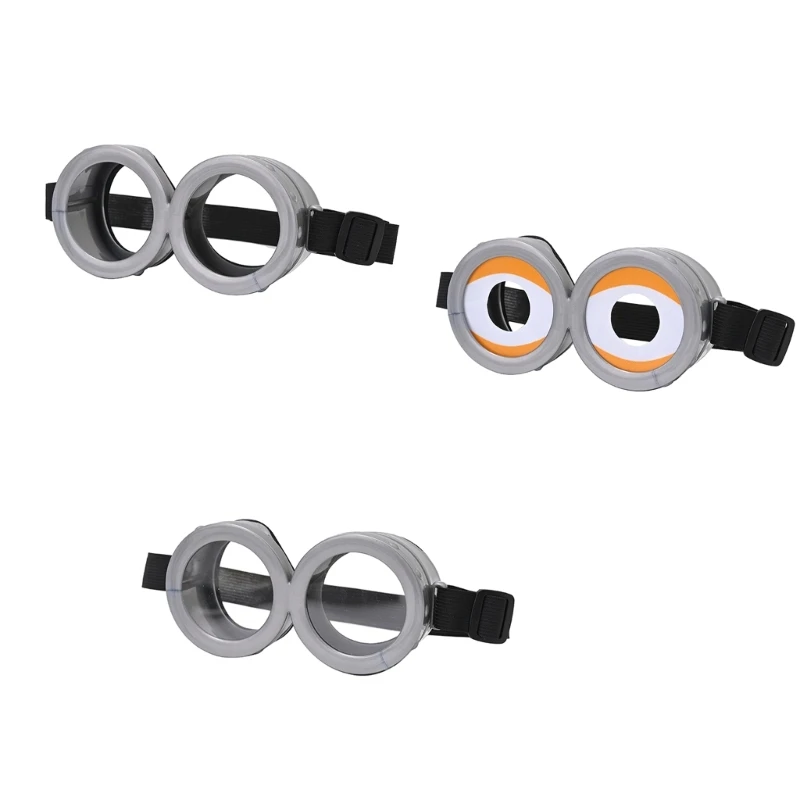 Miniones Official Goggles Novelty Funny Eyewear Halloween Cosplay Costume for Women Men Party Faovers Miniones Costume 066C