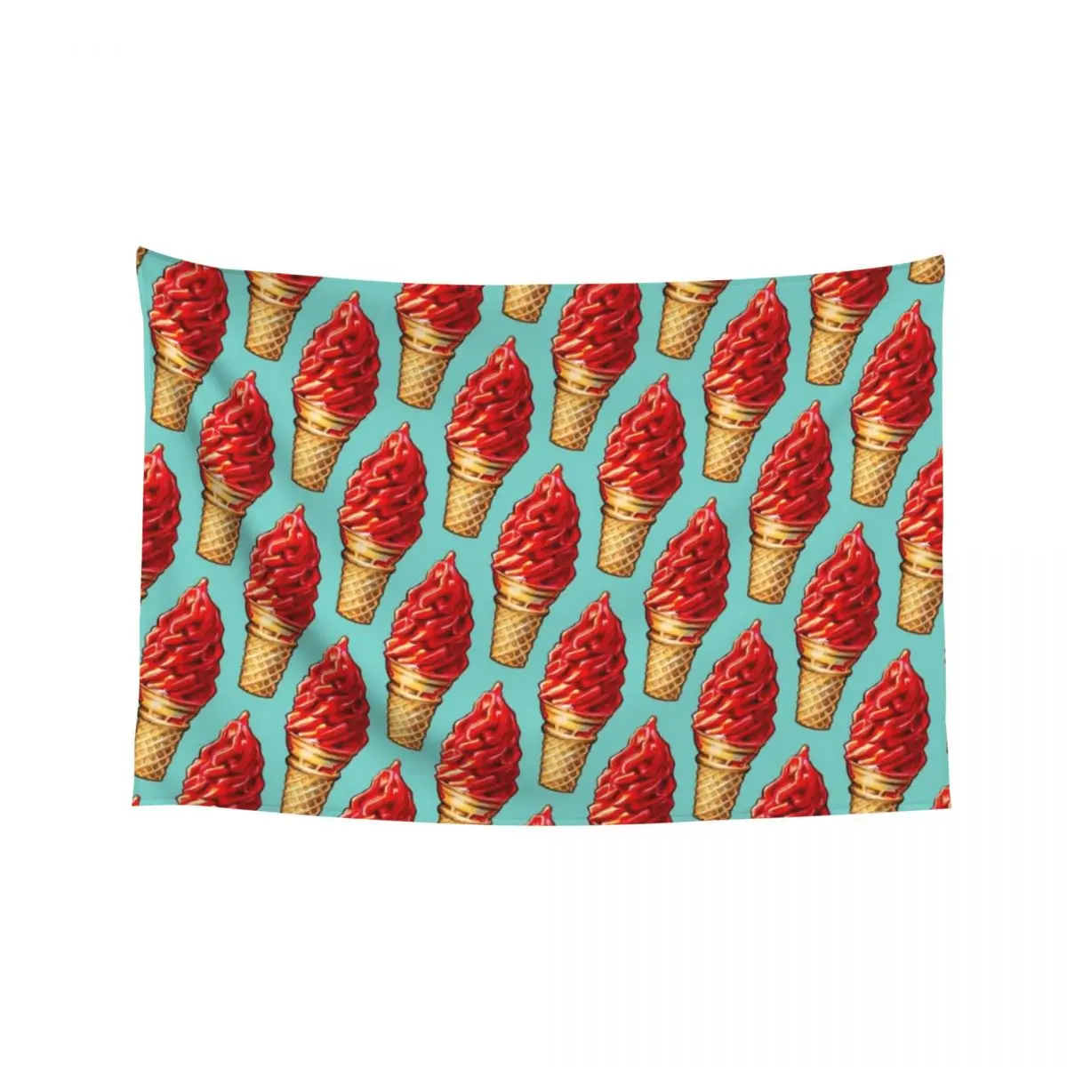 

Cherry Dip Ice Cream 2 Pattern Tapestry Anime Decor Carpet Wall Decoration For Home Home Supplies Tapestry