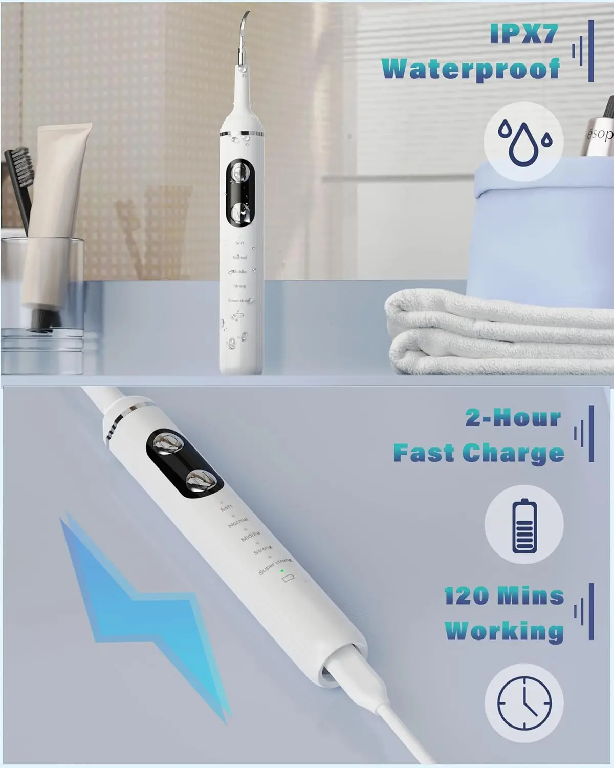 

Pet Toothbrushing Kit Soft Bristle Tools for Safe Dog and Cat Tartar & Plaque Removal