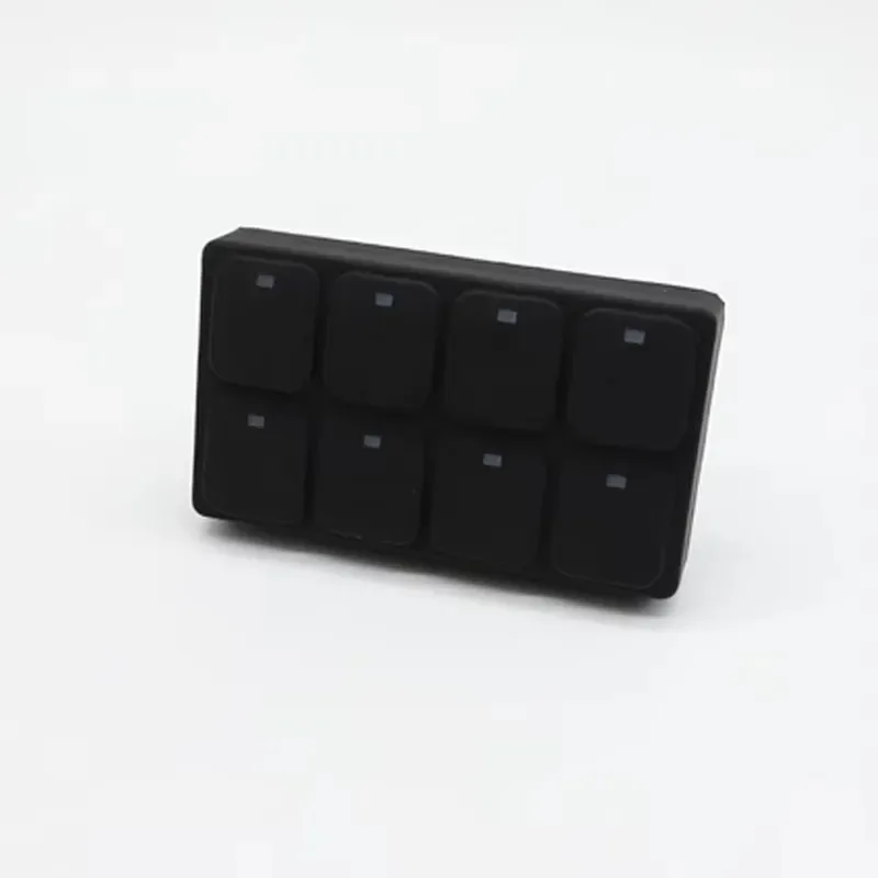 Hot Sale CANbus Keypad Button Panel 8 Keys Push Automotive Silicone Pad DL-KB08Q CAN 2.0B 9-36V DC Electrical Equipment