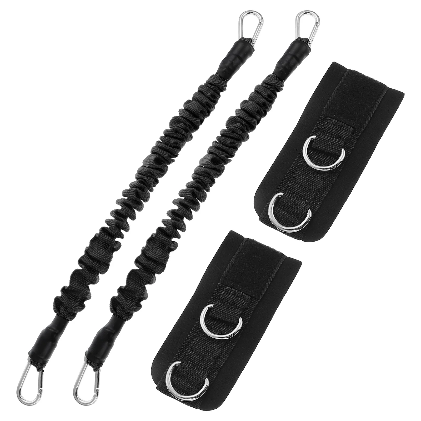 

1Set Leg Resistance Rope Premium Ankle Straps for Home Gym Workout Firm Glutes Lean Legs Adjustable Portable Training Bands