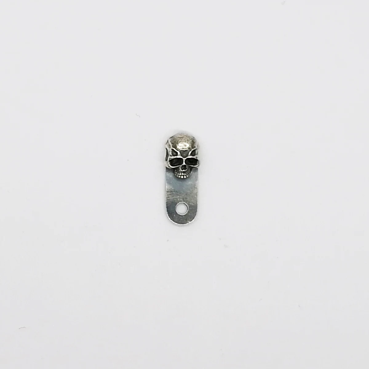 

1 Piece Hand Made Silver Skull Filler Tab for Hinderer XM18 3.5''