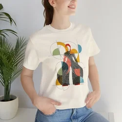 Jersey T Shirt Bauhaus style tee Bowie art gift artistic David music legends long or short sleeves