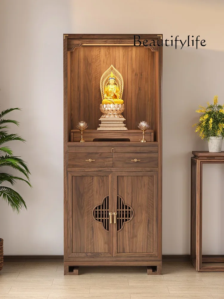 

Buddha Niche Altar Altar Chinese Style Modern Light Luxury Guanyin Bodhisattva Home Worship Table