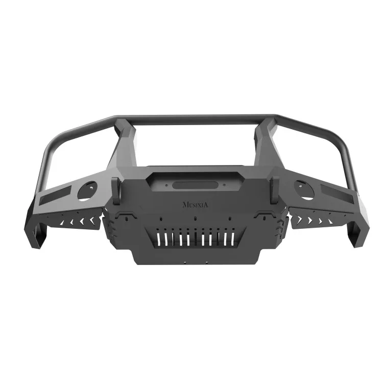 

For Toyota Land Cruiser71 76 78 79 Front Bumper Steel Front Bull Bar With Lights New Design 4x4 Off-road Parts Wholesale Bumper