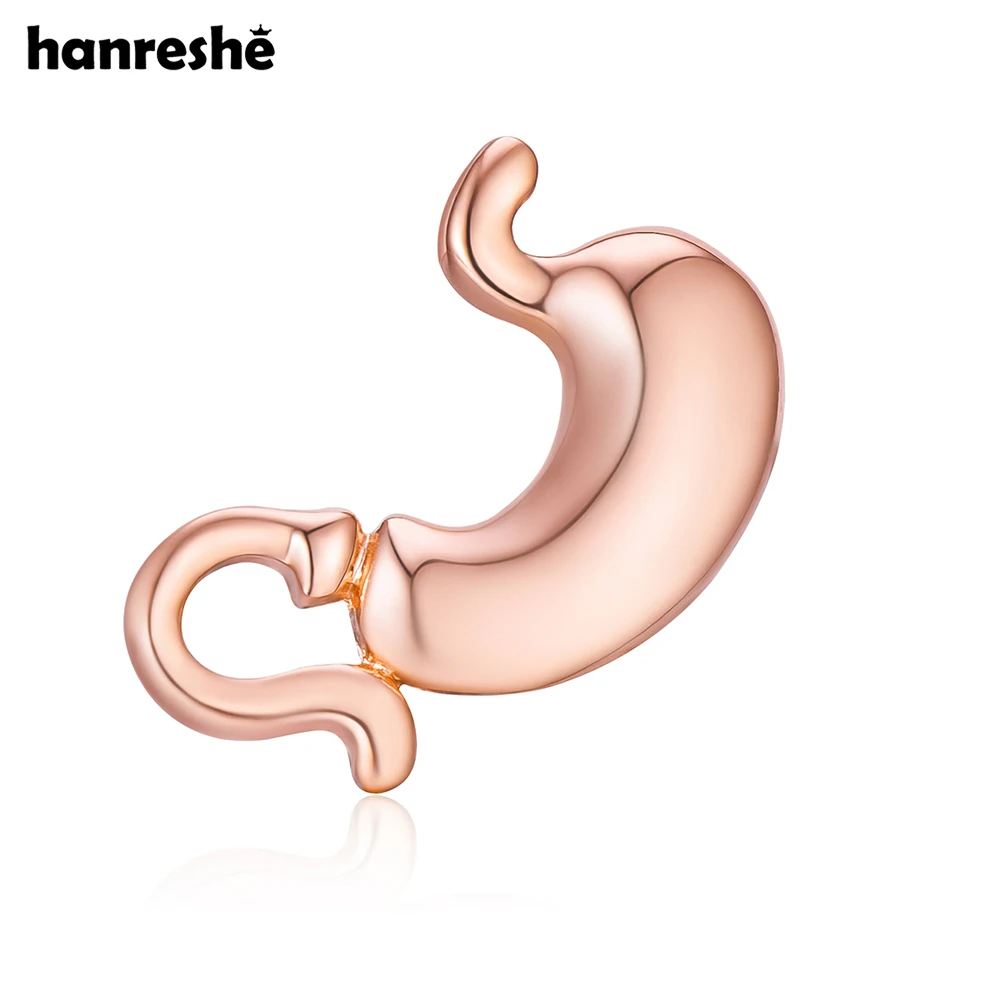 Hanreshe Medical Gastrointestinal Brooch Pins Anatomy Stomach Organ Lapel Backpack Badge Jewelry Gift for Doctor Nurse