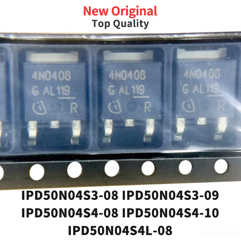 (5 Pcs) IPD50N04S3-08 IPD50N04S3-09 IPD50N04S4-08 IPD50N04S4-10 IPD50N04S4L-08 TO-252 New Original
