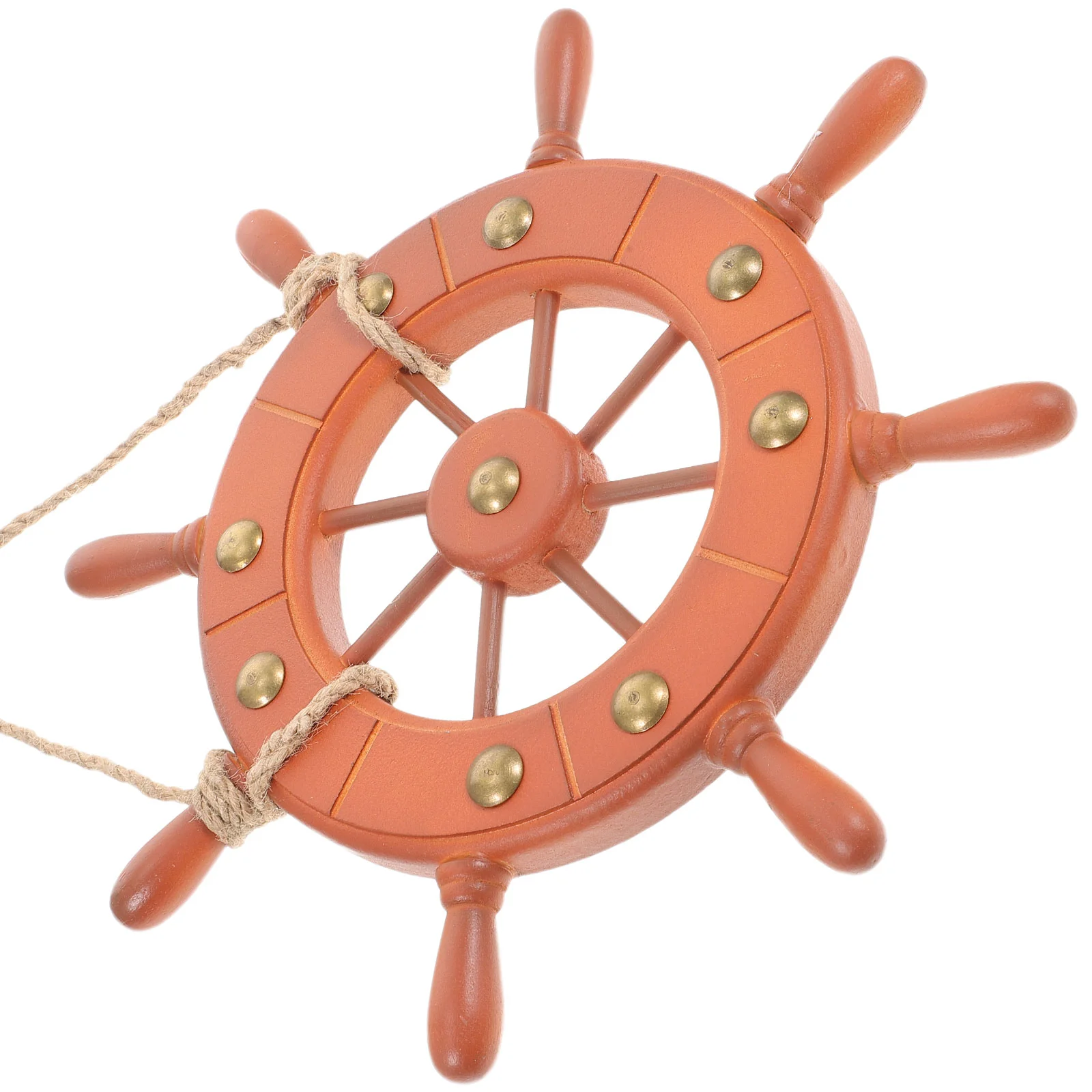 

Home Accessories Rudder Pendant Wall Ornament Decoration Mediterranean Beach Hanging Wooden Coffee Seaside