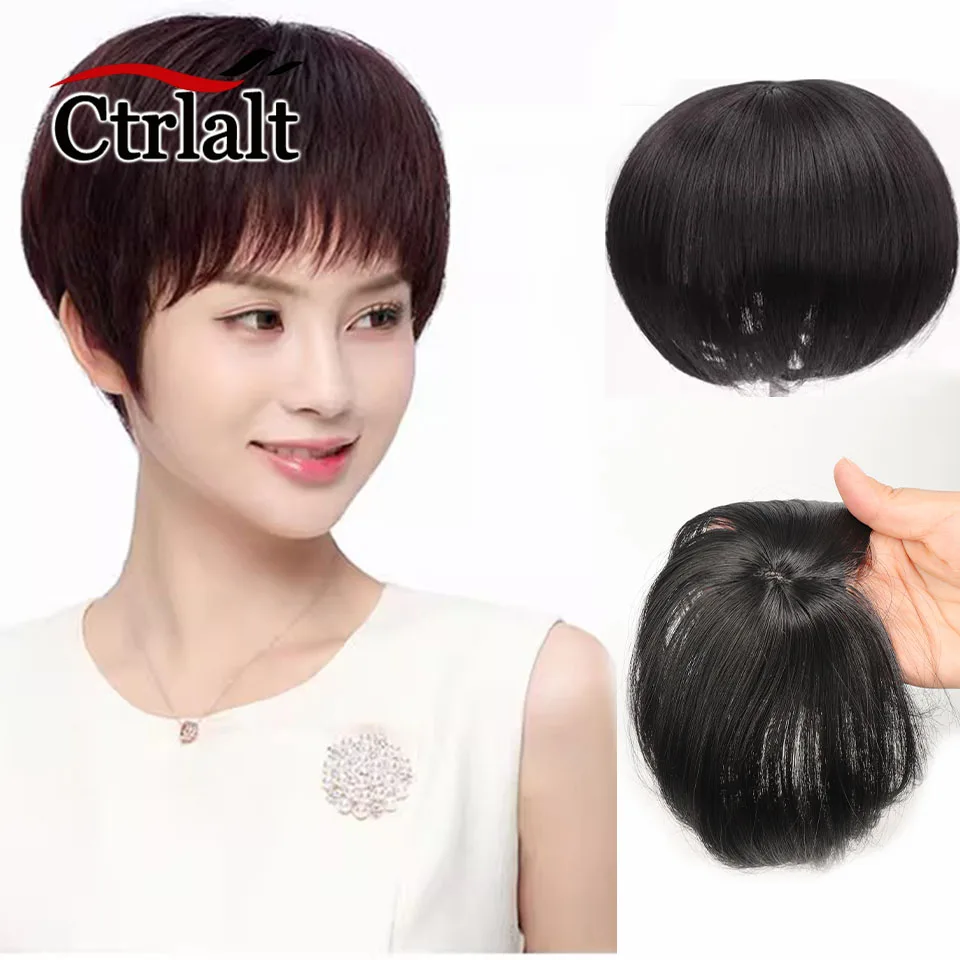 

Straight Hair Topper Synthetic Hair Clip In Hair Extensions Fake Hairpiece For Women Increase Hair Volume Cover Hairpiece Hair
