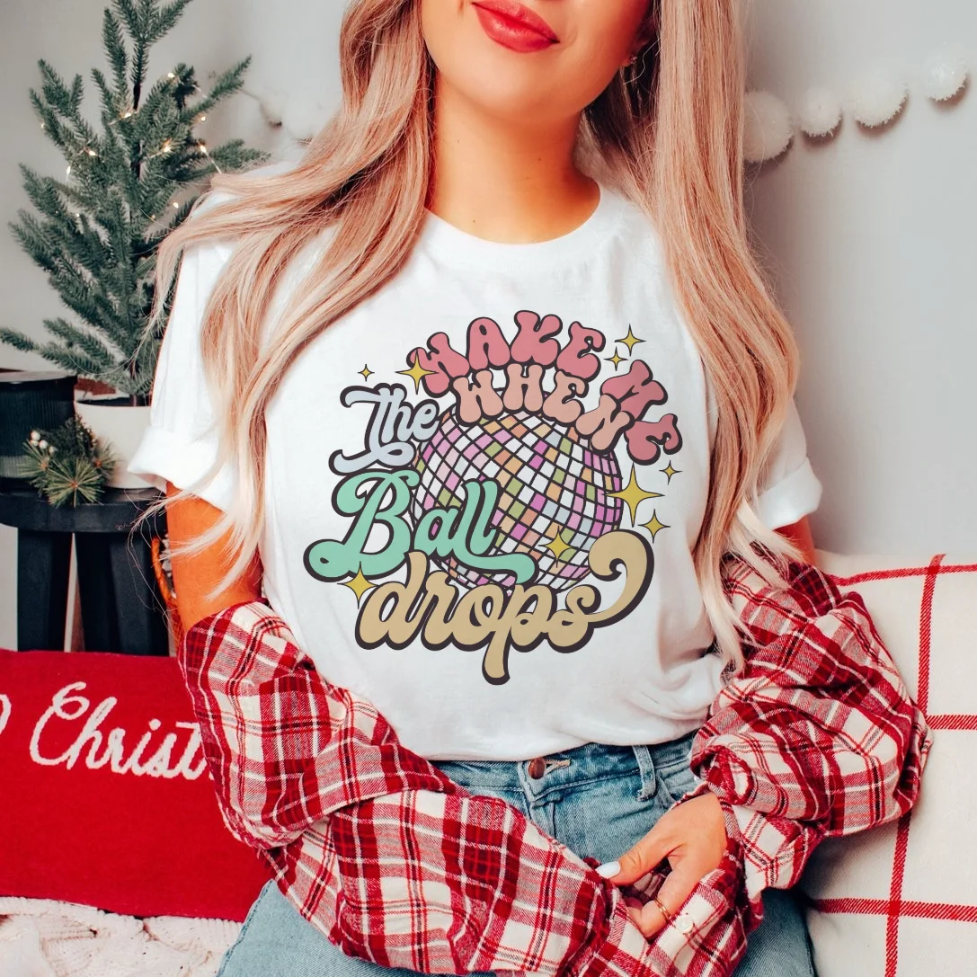 Star Tree Lovely anni '90 Tee Stampe Abiti grafici Abbigliamento Donna Moda Natale Capodanno Vacanza Manica corta T-shirt femminili