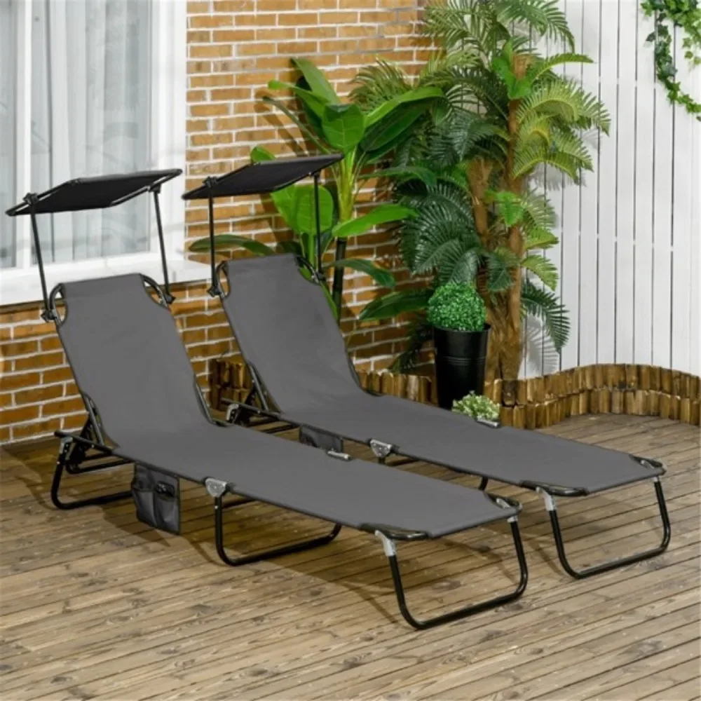 The Beach Chair Is Made of Breathable Oxford Fabric, Which Dries Quickly. It Is An Outdoor Folding Lounge Chair