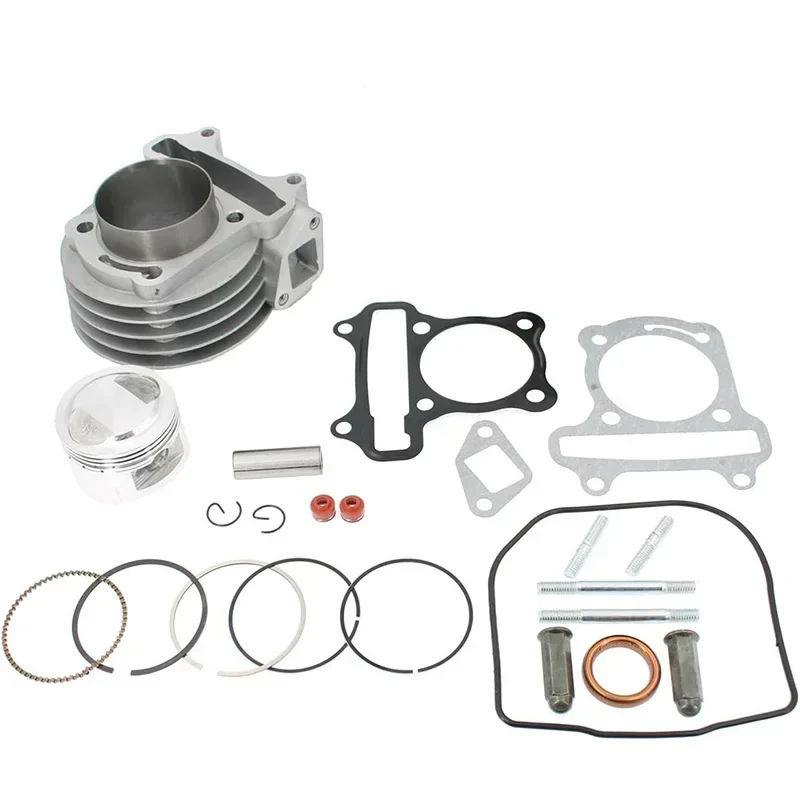 4-stroke GY6 50cc to 80cc 139QMB 139QMA Piston Rings Go Kart ATV Scooter Moped 47mm Engine Cylinder Rebuild Kit