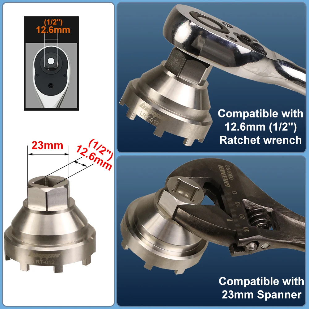 HEPPE E-Bike Spider Lockring-Entfernungswerkzeug Fahrradmotor 8-Zahn-Kettenblatt-Lockring-Werkzeug für Amflow DJI Avinox M1/M2/M2S Motoren – Detail 14