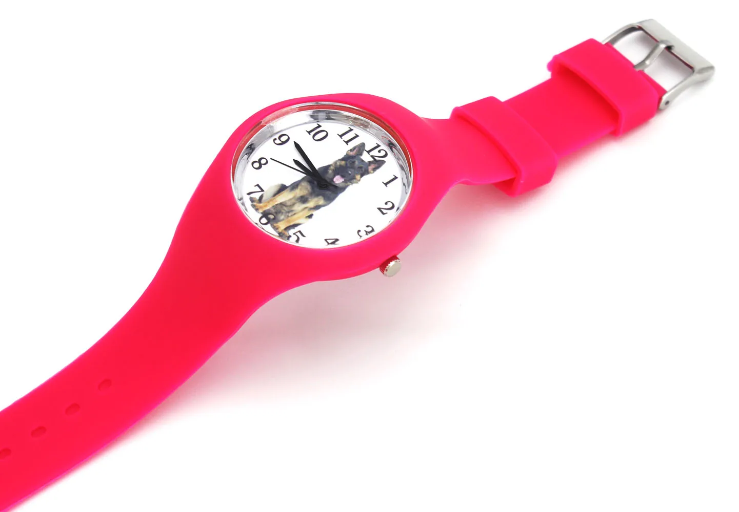 Jesus Christus Kreuz Brasilien Kruzifix Ostern Tag Geschenk Frauen Männer Mode Silikon Band Sport Quarz Armbanduhr