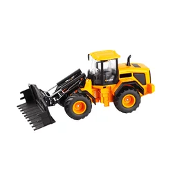 Diecast Alloy 1:32 Scale Hand Pushed Sliding Metal Forklift Cars Model Adult Toys Classics Ornament
