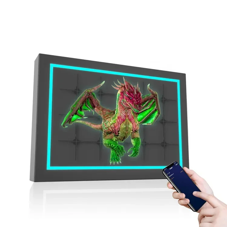 

Transparent HD Resolution LED Fan 3D Hologram Display 65cm Wifi App Advertising Making Machine 3D Fan Led