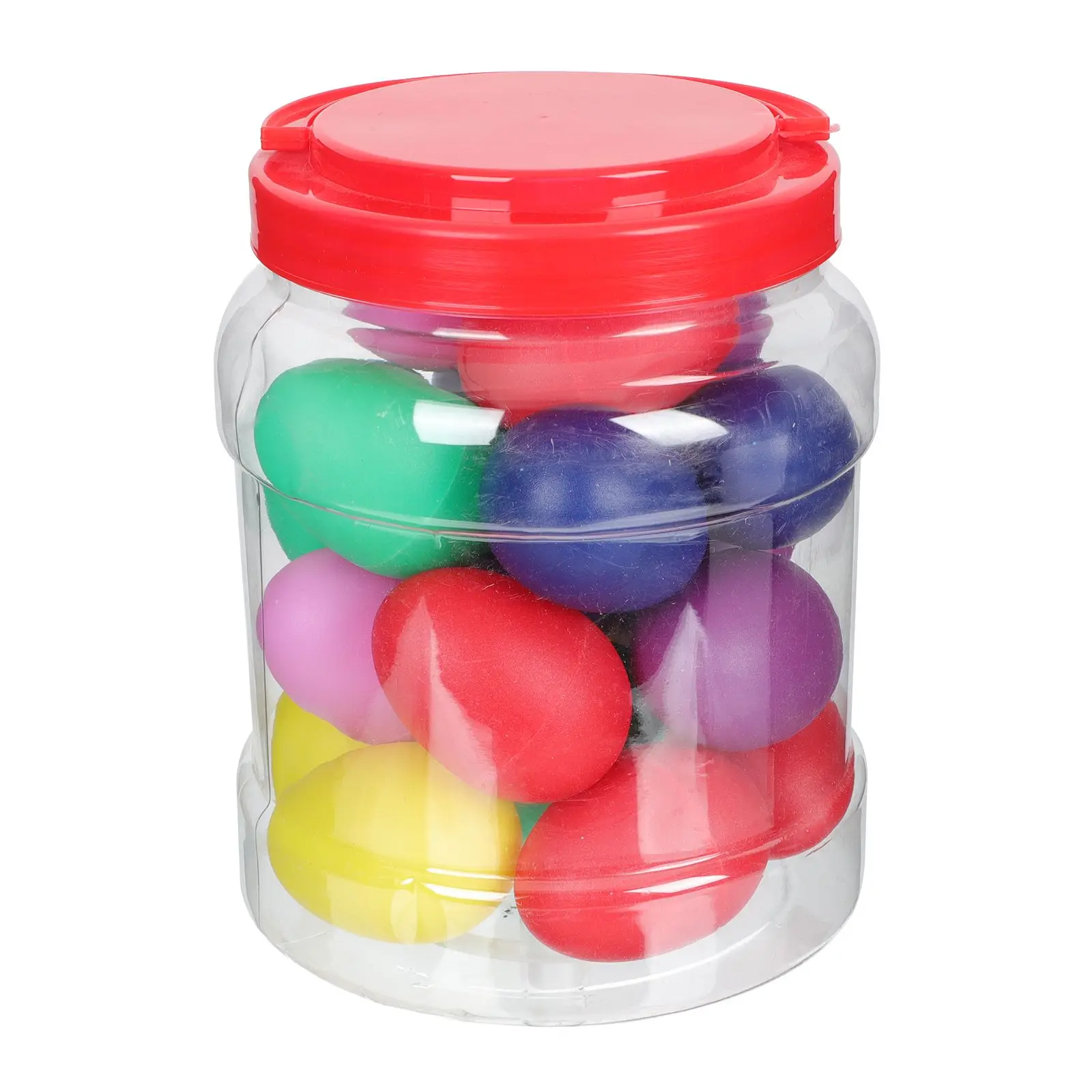 

20 Pcs Colorful Musical Egg Kids Toy Safe Healthy Early Educational Instrument Plastic Wooden Toddler Plaything