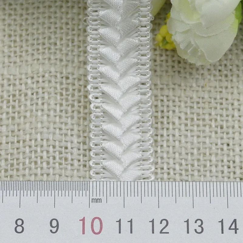 5m/16.4ft each pack Clothing Accessories lace trim Black White Curve Sewing Fabric Dress HandMade DIY crafts webbing decoration