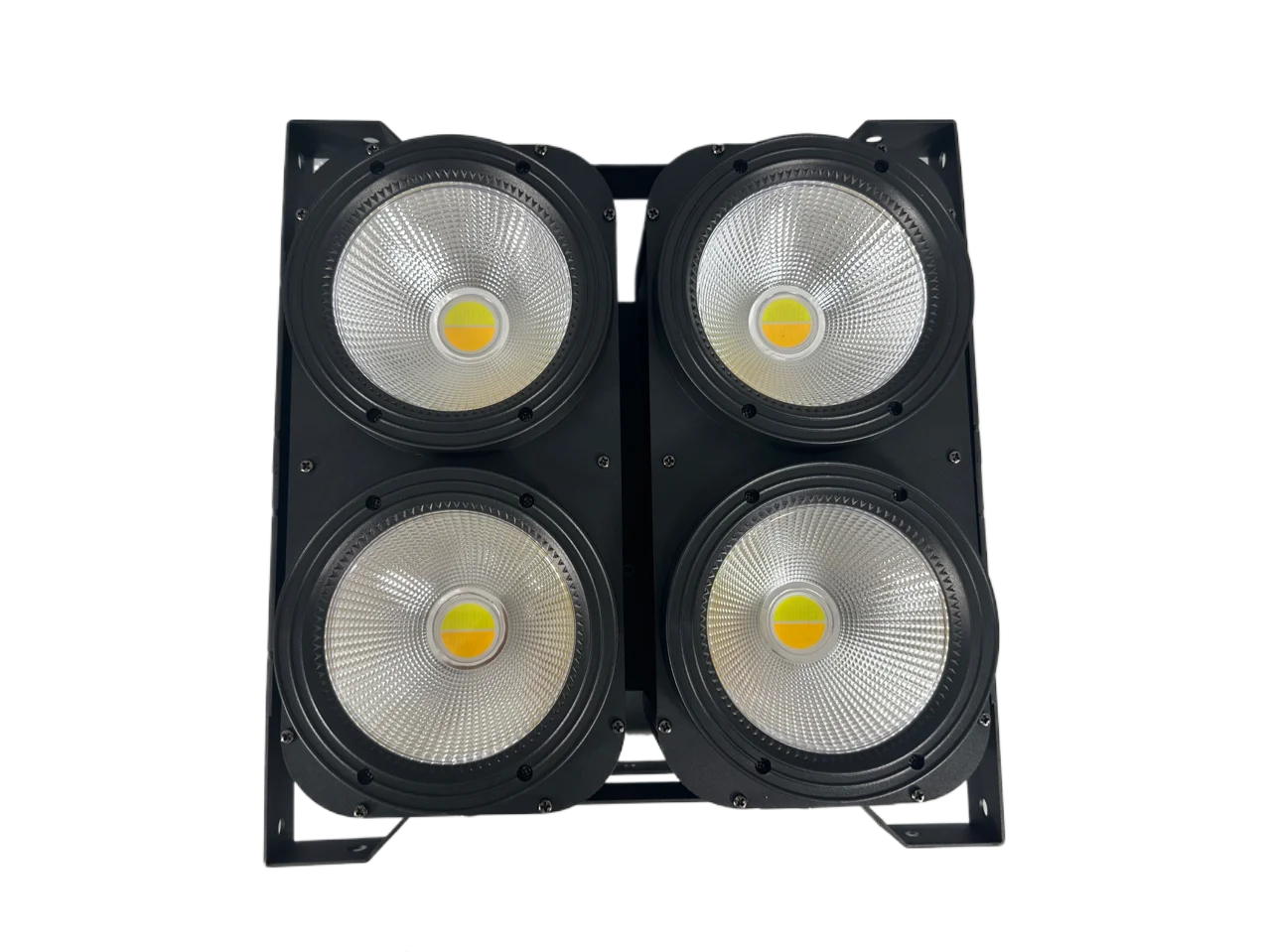 Imagem -05 - Equipamento de Iluminação Led Audience Blinder Alta Potência Cob Branco Branco Quente Olhos Estroboscópio Dmx Olhos 4x10 0w 2x100w