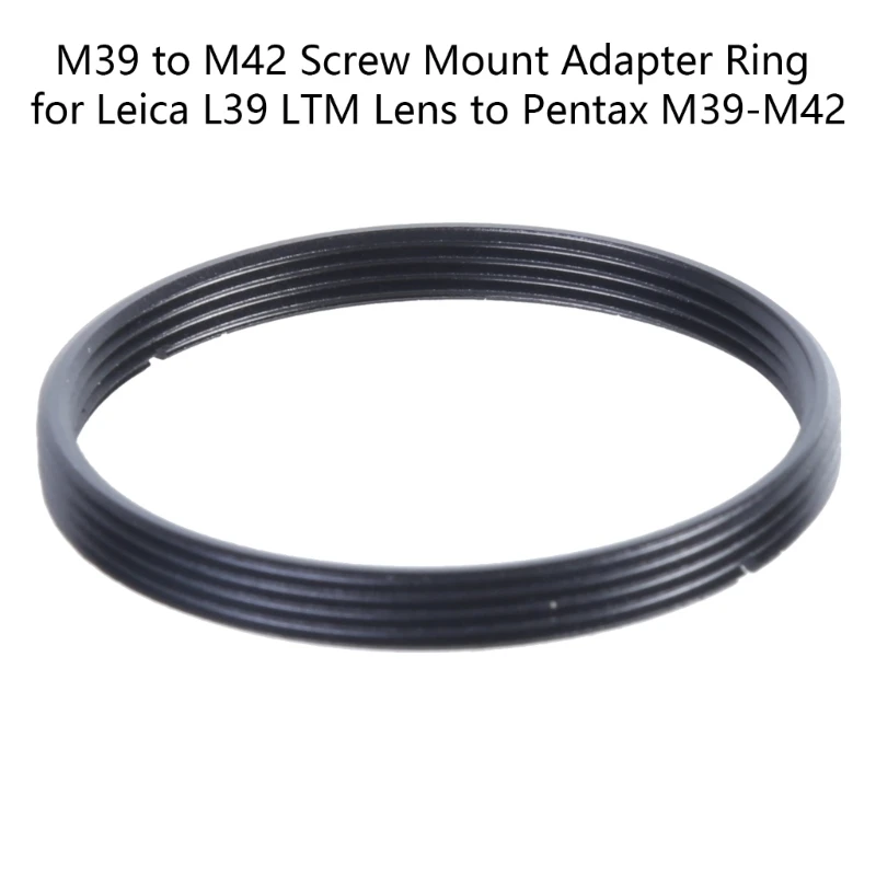 M39 to M42 Screw Mount Adapter Ring for Leica L39 LTM Lens to Pentax M39-M42