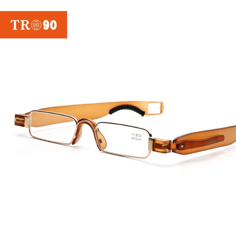 

Ultra-Light Portable Bifocal Glasses for Men And Women 360-Degree Rotation Fashionable Reading Glasses Clear Work