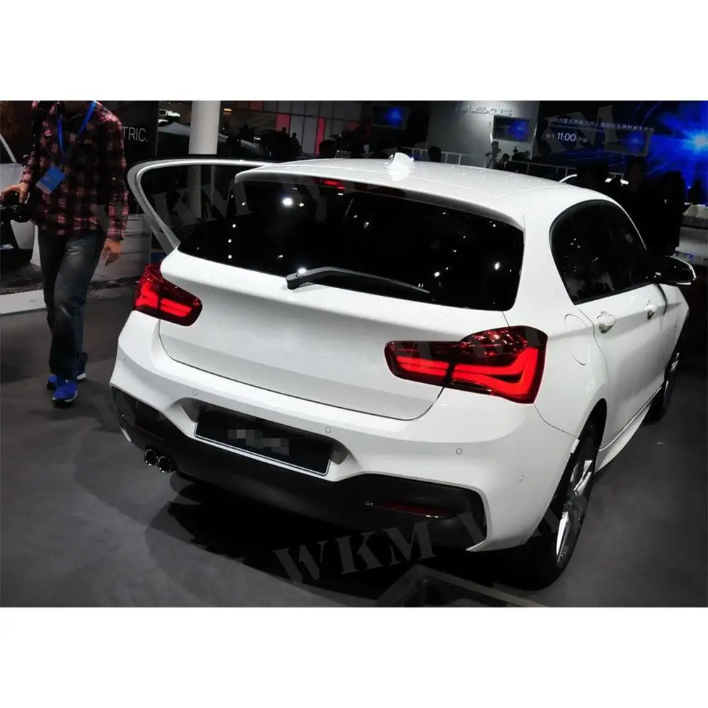 

Rear Diffuser Bumper Lip Spoiler For BMW 1 Series F20 M Sport M135i M140i 2016 2017 2018 Black Rear Diffuser Bumper