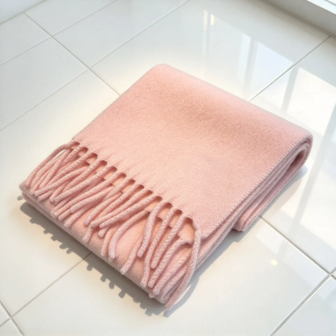 Luxury Brand Women's Scarf Shawl Neck Warmer Fashion Soft Scarf  Minimalist Versatile Handmade Premium Ideal for Gifting 23*185 - view 5