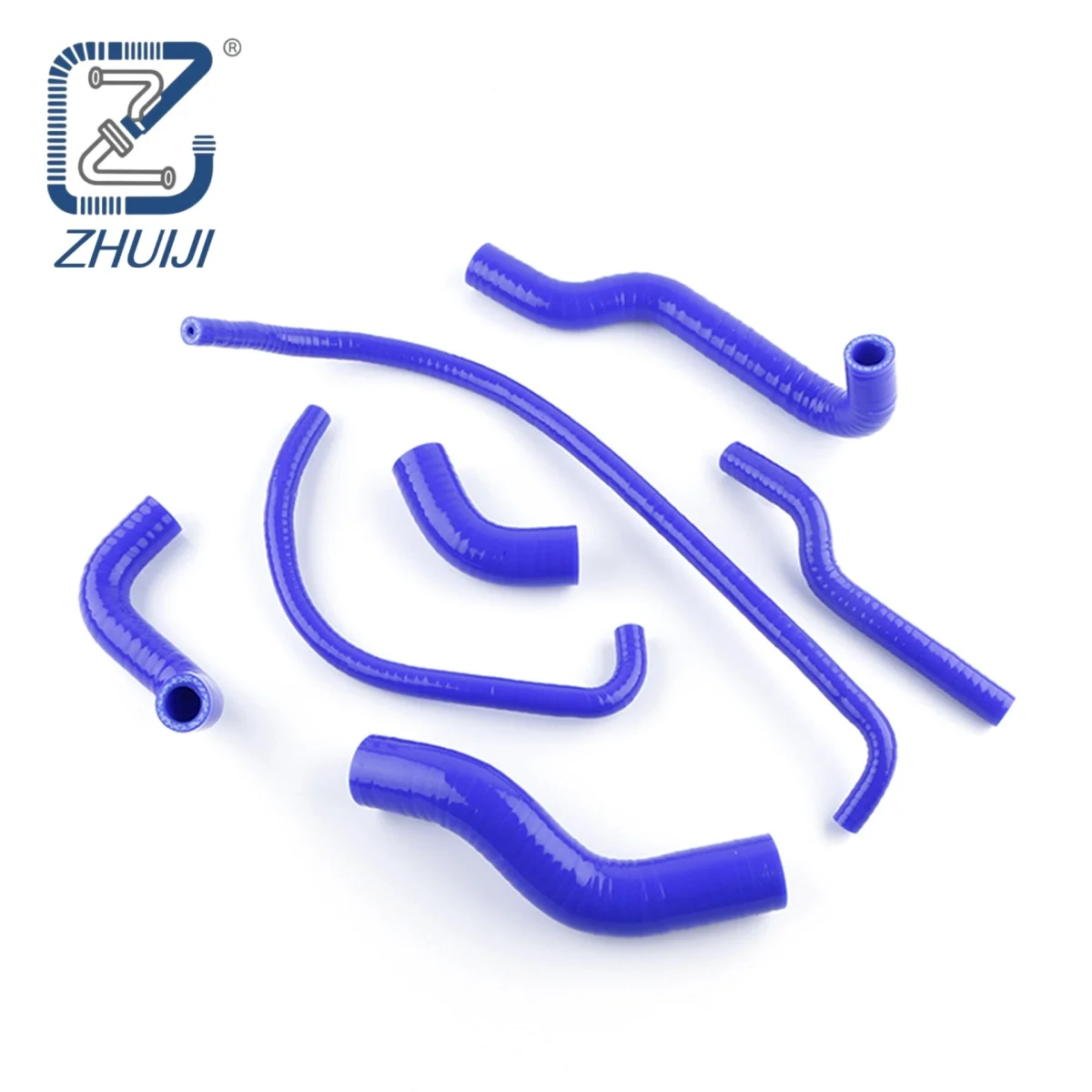 Силиконовая труба ZHUIJI подходит для Honda Shadow VT 750 Aero 750 VT750 VT750C 2007-2009 годов, комплект шлангов охлаждающей жидкости радиатора мотоцикла
