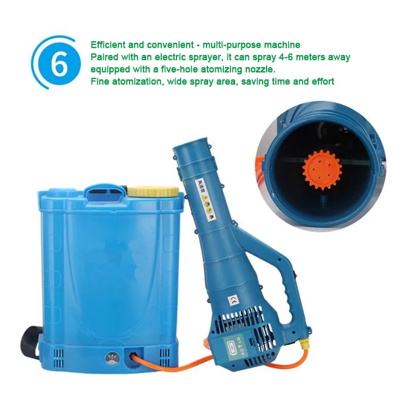 Electric Sprayer Blower Electric Sprayer Nozzle Fogging Blowers Air Blower Send Mist Dispenser Agricultural Garden Air Blower