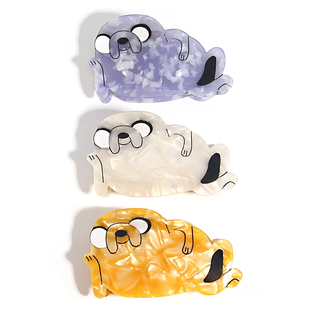 AENSOA Original Nischen-Cartoon-Haarnadel, niedlicher Seelöwe, kleines Tier, Klaue, Clip, fortgeschrittener Essigsäure-Acryl-Kopfschmuck für Frauen – Detail 22