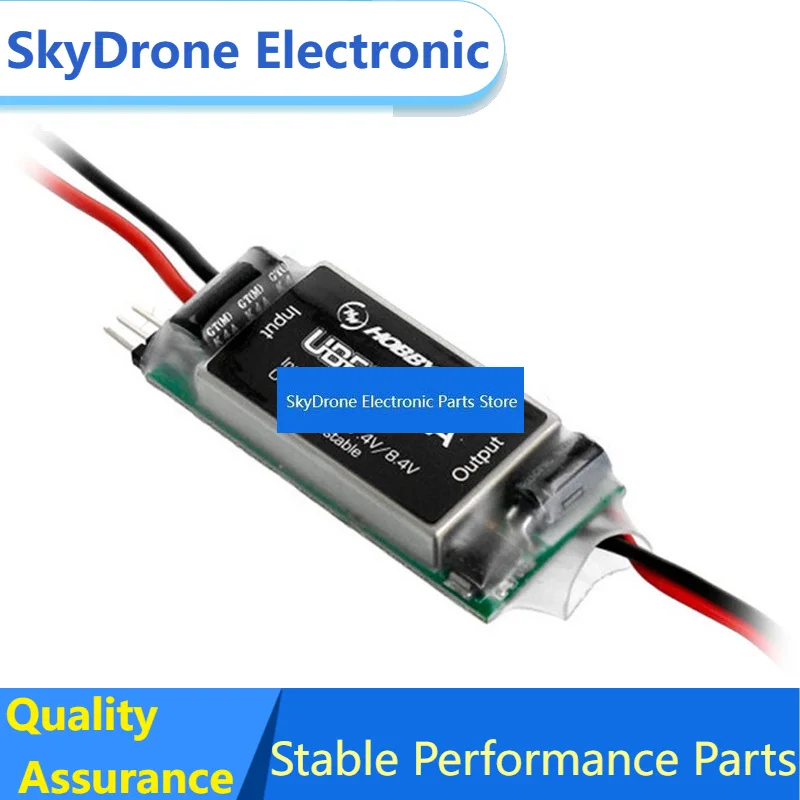 SkyDElHobbywing Waterproof UBEC 10A Voltage Regulator Module 3-14S 6 / 7.4 / 8.4V 10A Adjustable BEC High Voltage For RC Car Par